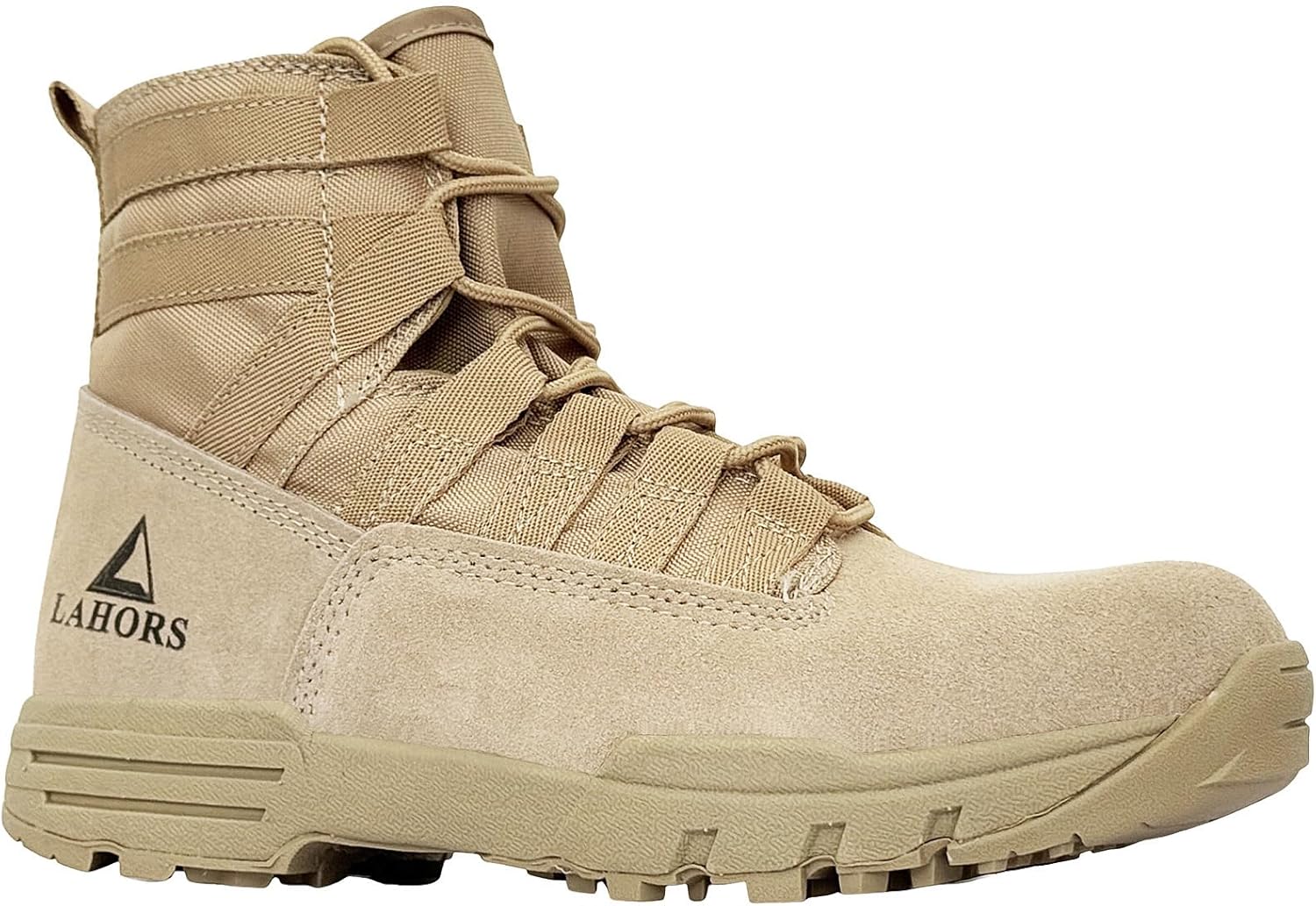 6 Inch Lightweight Military Tactical Combat Boots NonSlip Coyote Men Outdoor Hiking Desert Army Boots Breathable Male Jungle Shoes Man No Zip