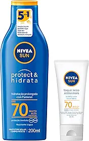 NIVEA SUN Protetor Solar Protect & Hidrata FPS 70 + SUN Facial toque seco FPS70 40ML