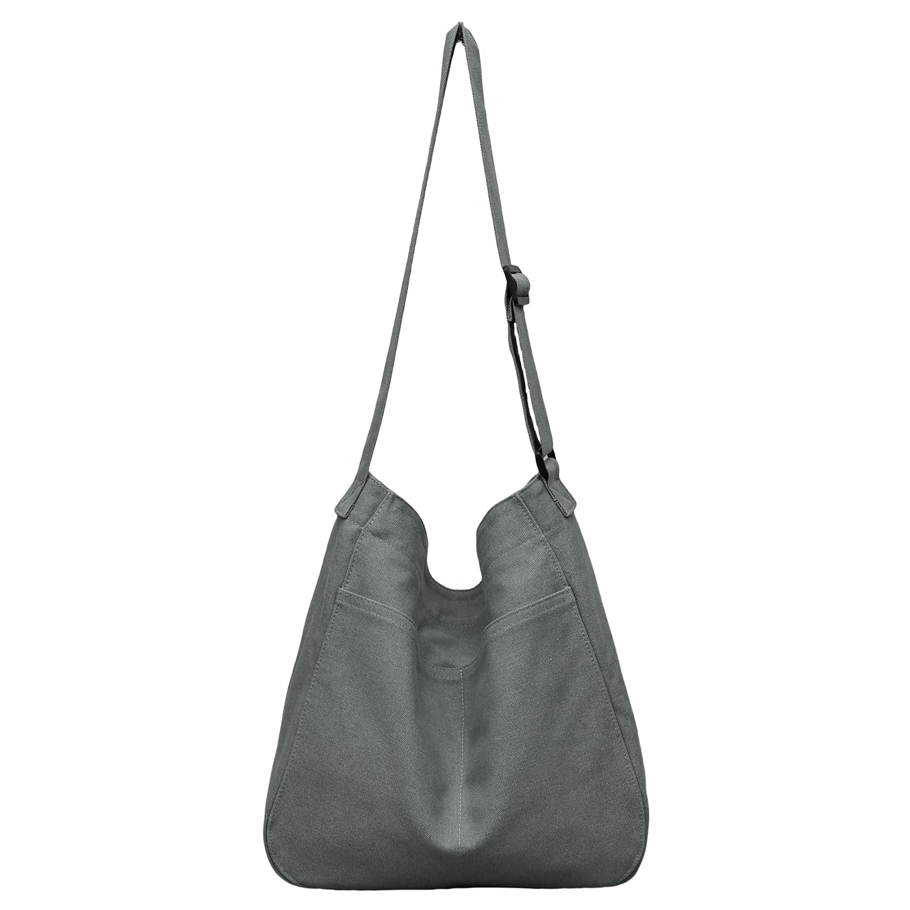 Hobo Bag Canvas Crossbody Shoulder Bag for Women and Men Large Casual Messenger Bags Canvas Tote Bag Travel Work