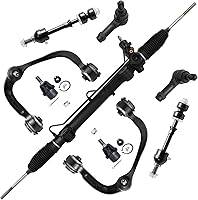Vista 82 de Detroit Axle - Kit de suspensión frontal de 8 piezas para Dodge Journey 2009-2015, 2 brazos de control inferiores, 2 rótulas, 2 varillas
