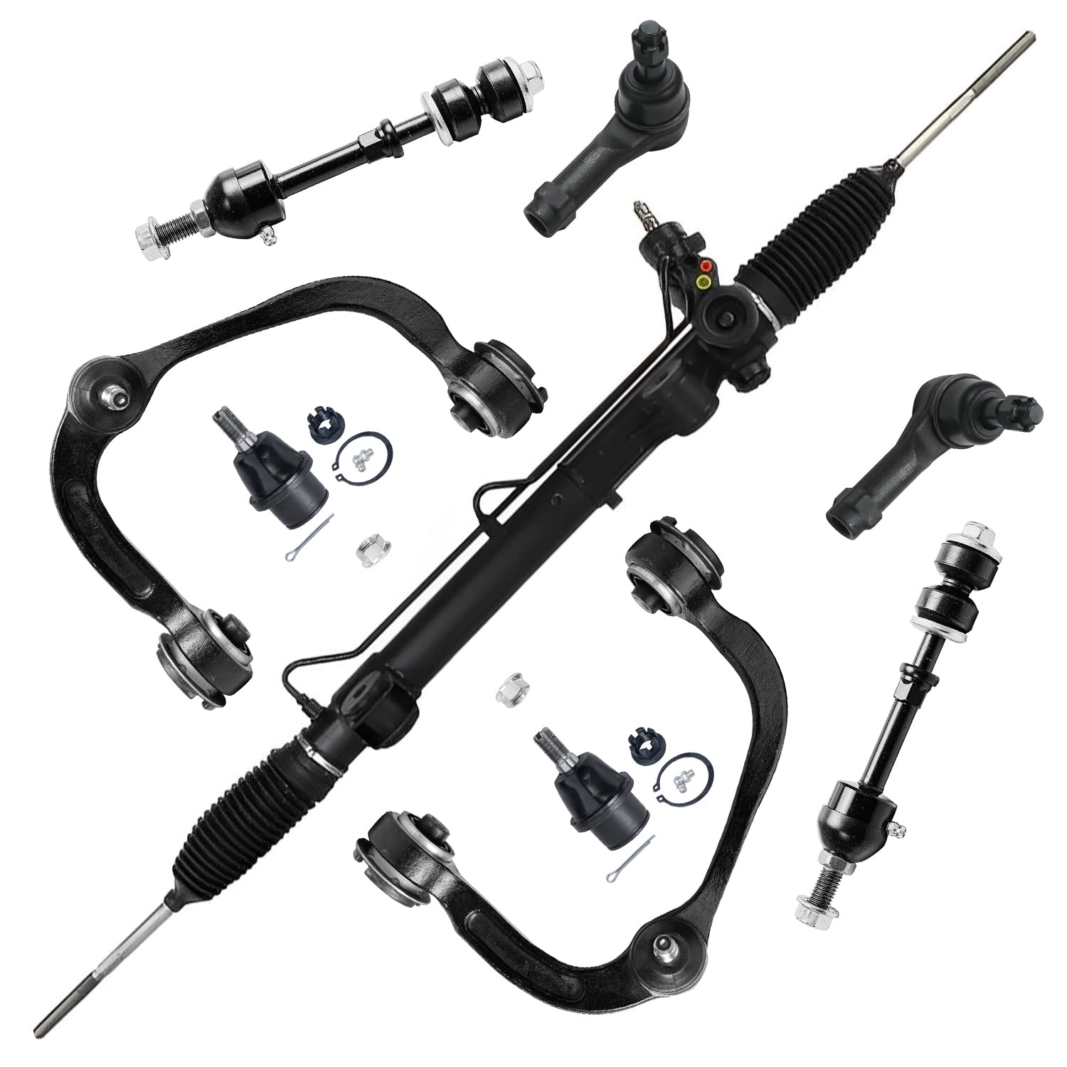 Detroit Axle - 2WD Front End Suspension Kit for Ford F-150 Lincoln Mark LT