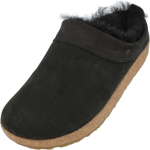 Haflinger Women's Snowbird Shearling Leather Clog