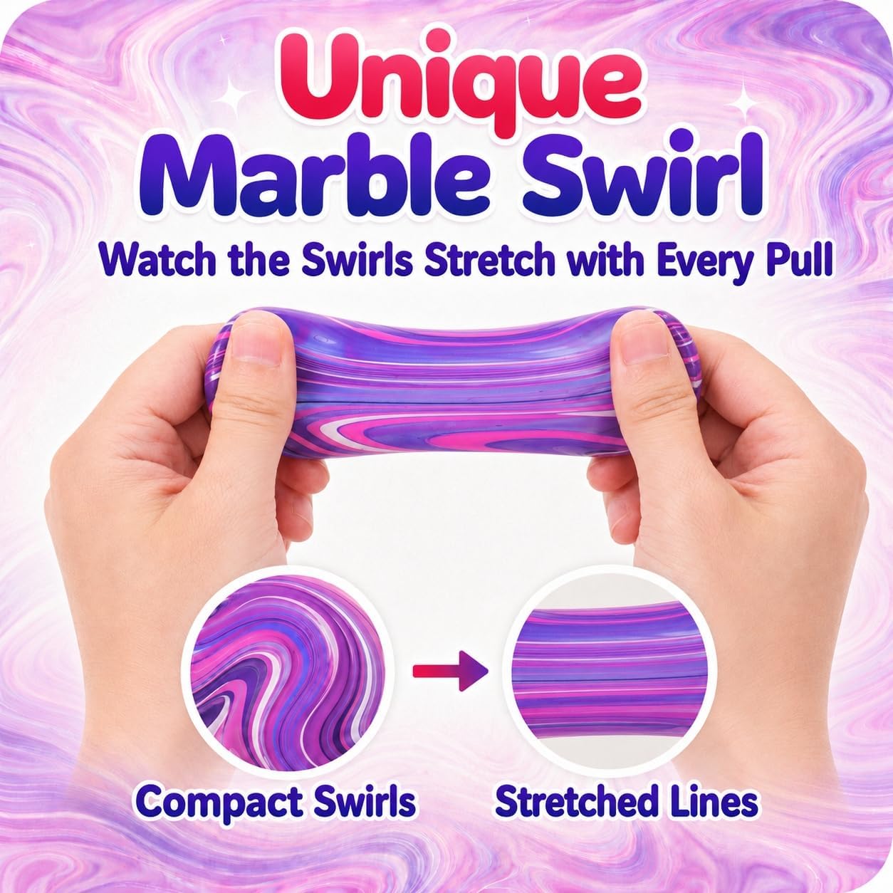 Squishy Fidget Toys for Kids & Adults: 12 Pack Marble Swirl Mini Stress Cube - Slow Rise Squeeze Cubes for Students - Sensory Calming Tools for Autism & ADHD Kids - Bulk Classroom Prizes for School thumbnail