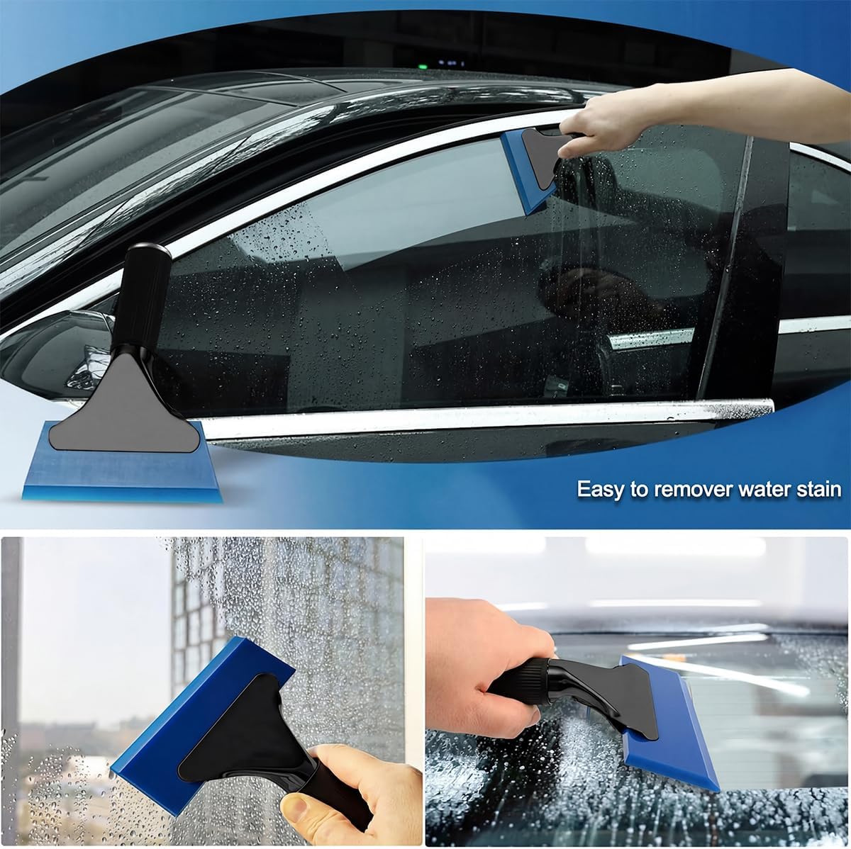 35PCS Car Window Tint Kits, Automotive Glass Protective Film Tinting Tool with Squeegee Cutting Knife, Vehicle Window Vinyl Wrapping Installation Tint Set, Universal Fit