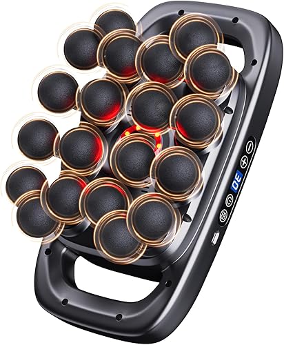 Juego de pistolas de masaje de 20 cabezas, masajeador de tejido profundo con 3 modos y 30 niveles, masajeador muscular, alivio del dolor, pistola de