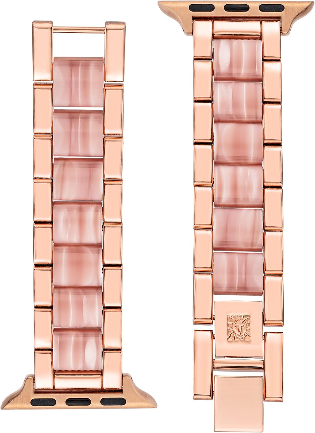 Anne Klein Fashion Resin Bracelet for Apple Watch, Secure, Adjustable, Apple Watch Replacement Band, Fits Most Wrists
