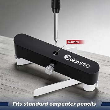 Centre Finder & Scribing Tool – One-Hand Wood Marking Gauge for Joinery & Carpentry, Precision Centre Line Tool for Timber up to 75mm