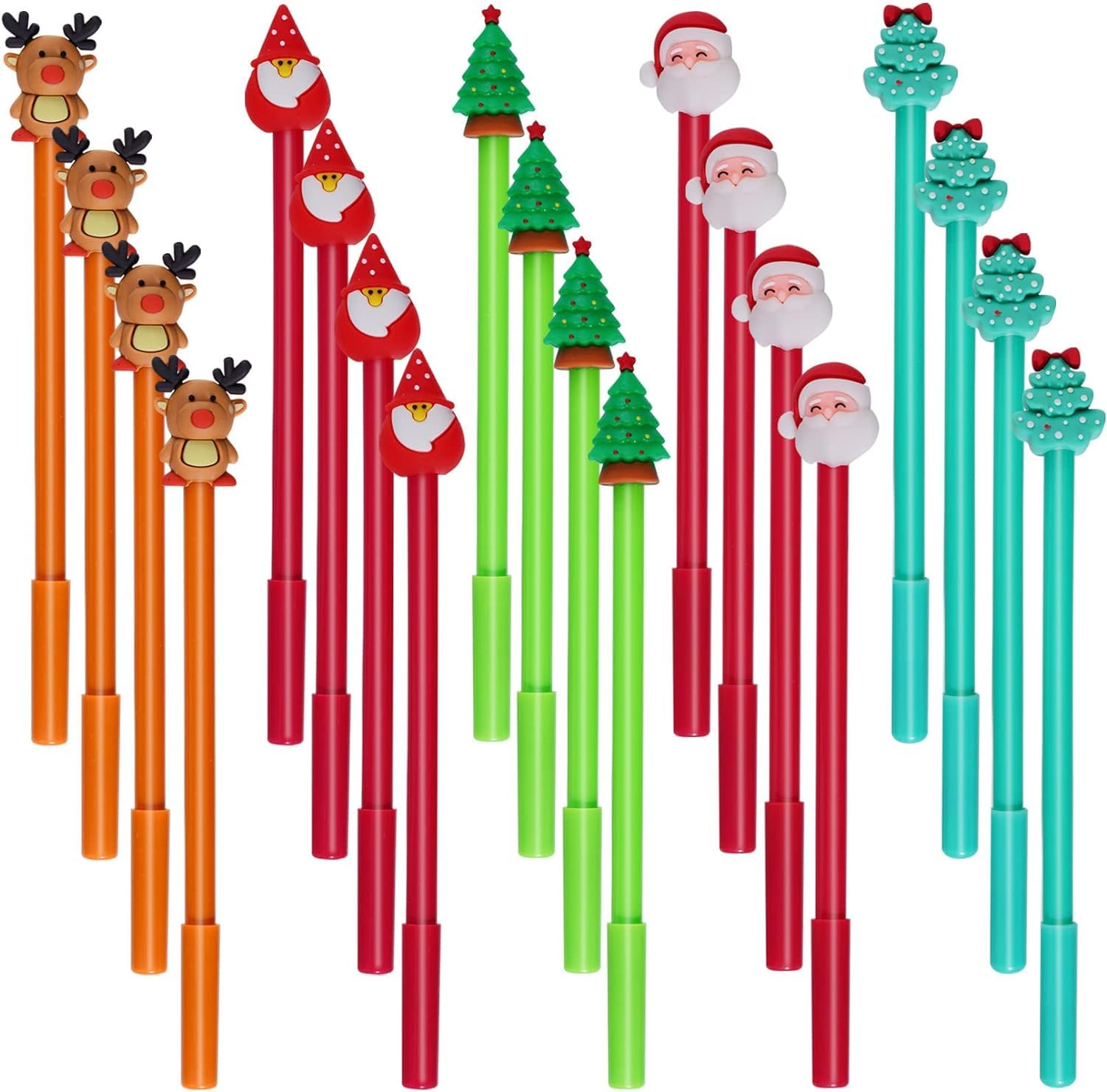 40 Penne Gel Kawaii A Forma Di Ape, 0.5 Mm Tratto Nero, Simpatiche Penne In Silicone Per Scuola E Ufficio, Idee Regalo Per Bambini
