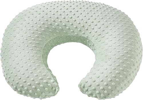 Miniatura 2 de DONOMILO Minky Dots - Funda de almohada de lactancia, funda de almohada de felpa transpirable para lactancia materna, se adapta a la almohada de