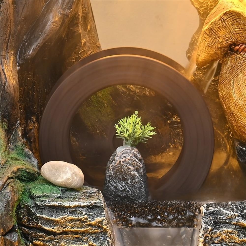 Outdoor Fountains Rockery Flowing Water Fountain Ornaments Feng Shui Wheels Attracting Wealth Large Office Opening Gifts Water Scenery Garden Water Fountain