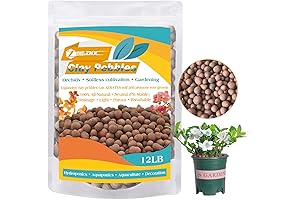 ZeeDix Expanded Clay Pebbles for Plants - Ultimate Plant Growth Solution