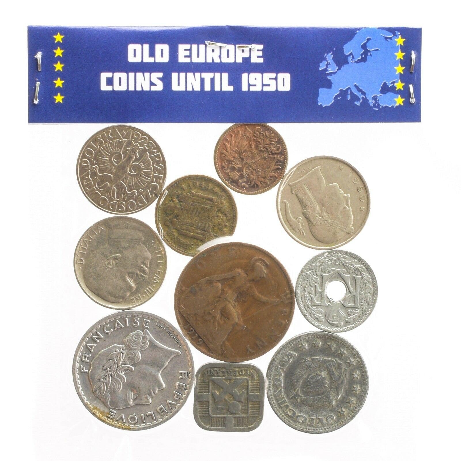 10 European Coins Collection, Europe Up to 1950 - Image 3