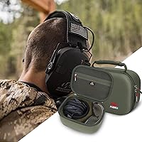 Vista 8 de FBLFOBELI Hard Case for Walker's Razor Slim/Howard Leight Shooting Ear Protection Electronic Shooting Muffs Earmuff