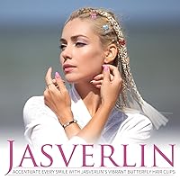 Vista 6 de Pinzas de mariposa mini brillantes, accesorios de cabello coloridos y brillantes para niñas y mujeres - Estilo 90s Y2K lindo, pequeño, mini clip