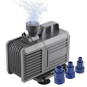 FREESEA 740 GPH 40W Ultra Quiet Water Pump for Pond, Fountain, Aquarium, Fish Thank, Statuary, Hydroponics