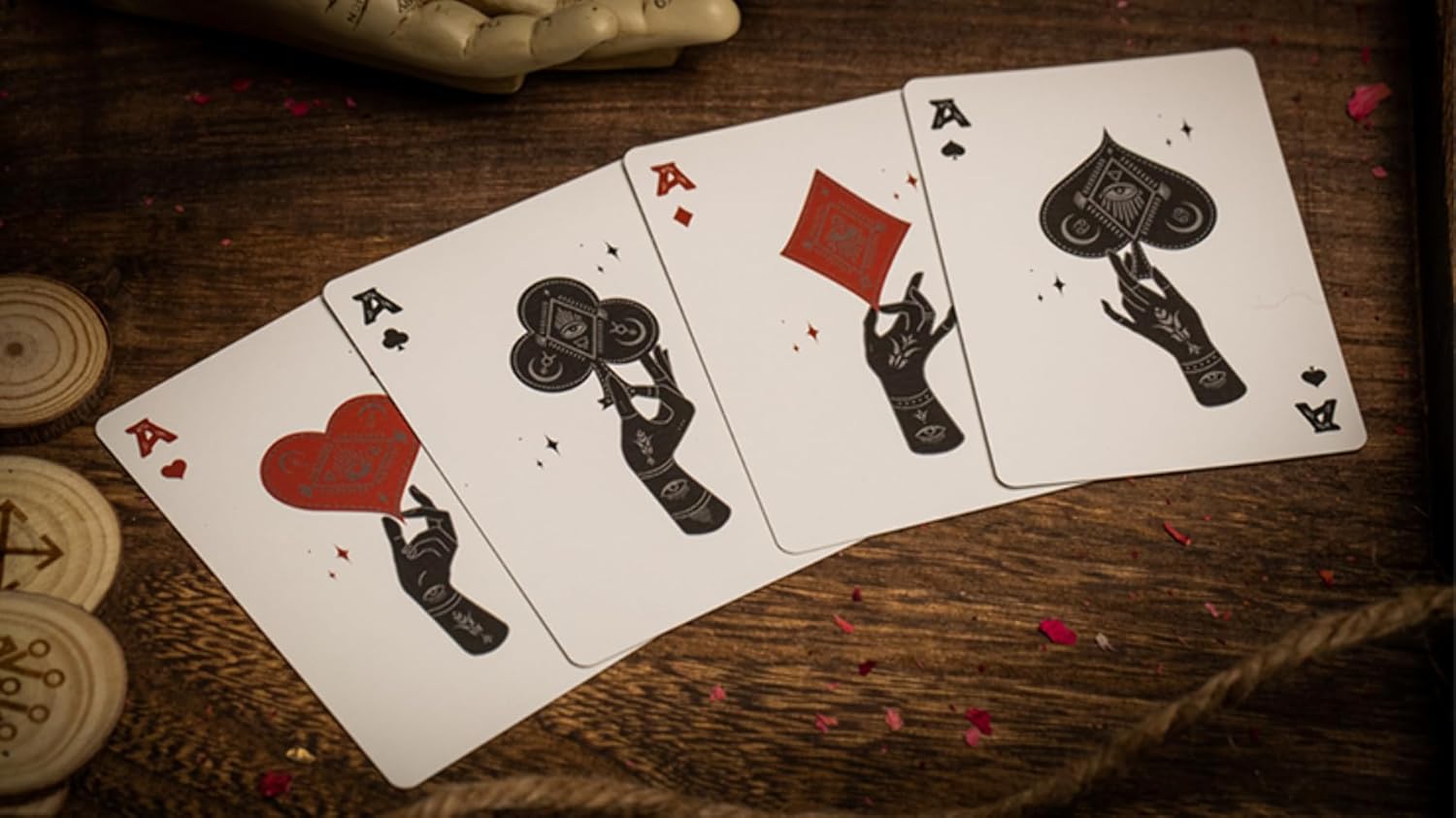 Murphy's Magic Supplies, Inc. Palmistry (Silver Sable) Playing Cards, Great Gift for Card Collectors