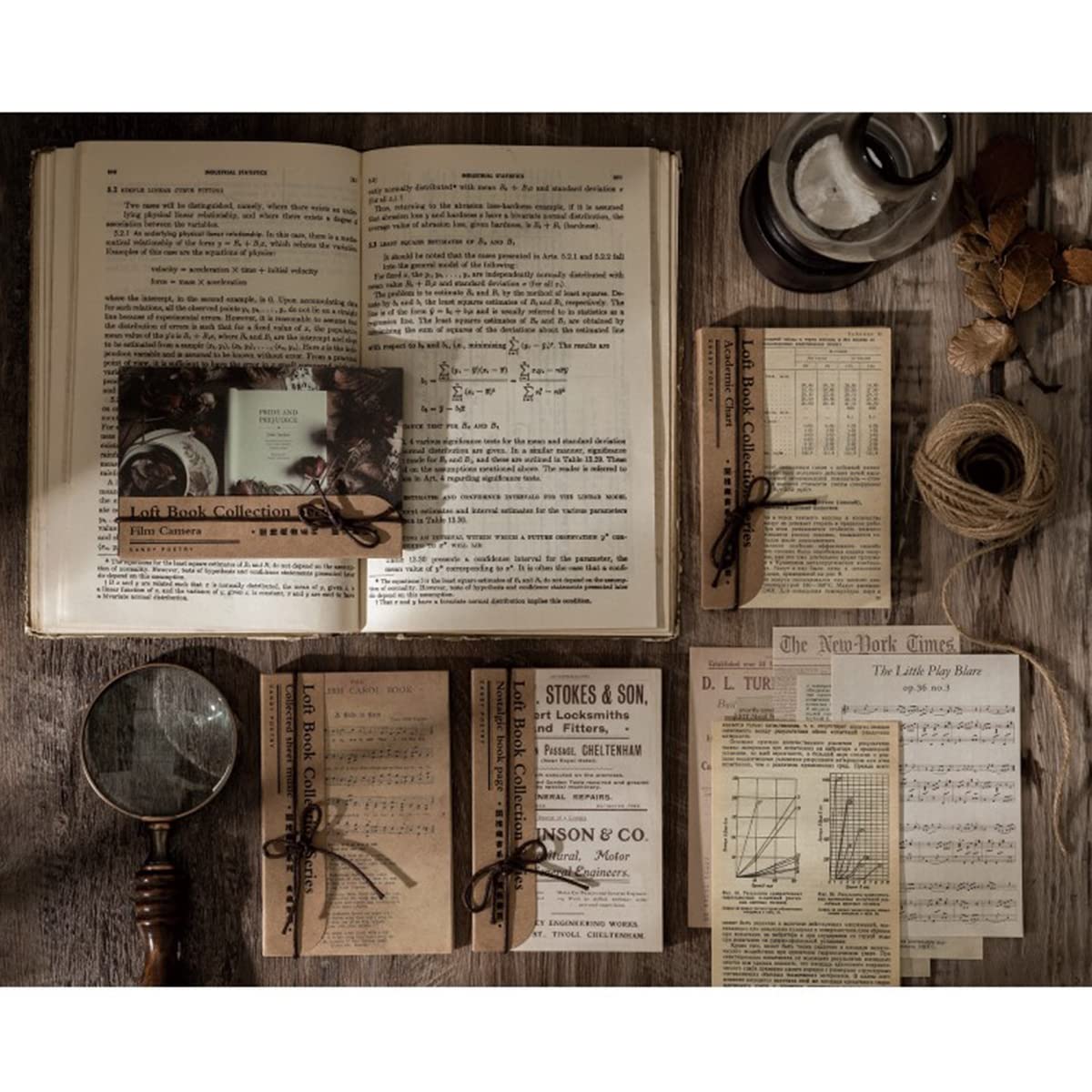 Amazon.co.jp: コラージュ素材 Rickton 60枚 レトロ デザインペーパー