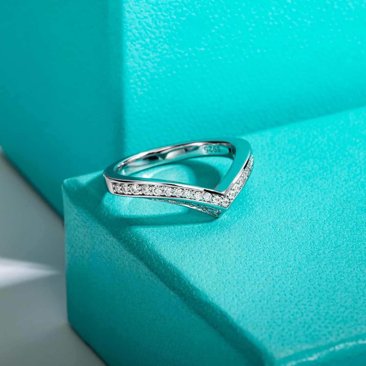 AnuClub Moissanite Engagement Rings 3.55/4.08cttw D Color VVS1 925 Sterling Silver Crown Wedding Promise Wedding Eternity Band Rings for Women with Certificate - Image 4