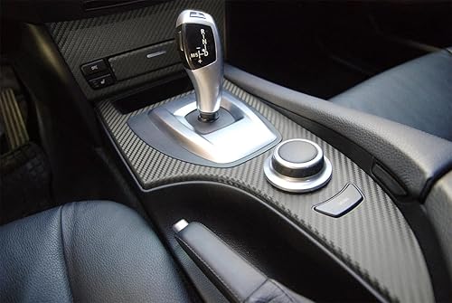 Miniatura 3 de LZLRUN Rollo de vinilo de fibra de carbono 3D con película adhesiva sin burbujas de liberación de aire, viene con cuchillo + herramienta de mano