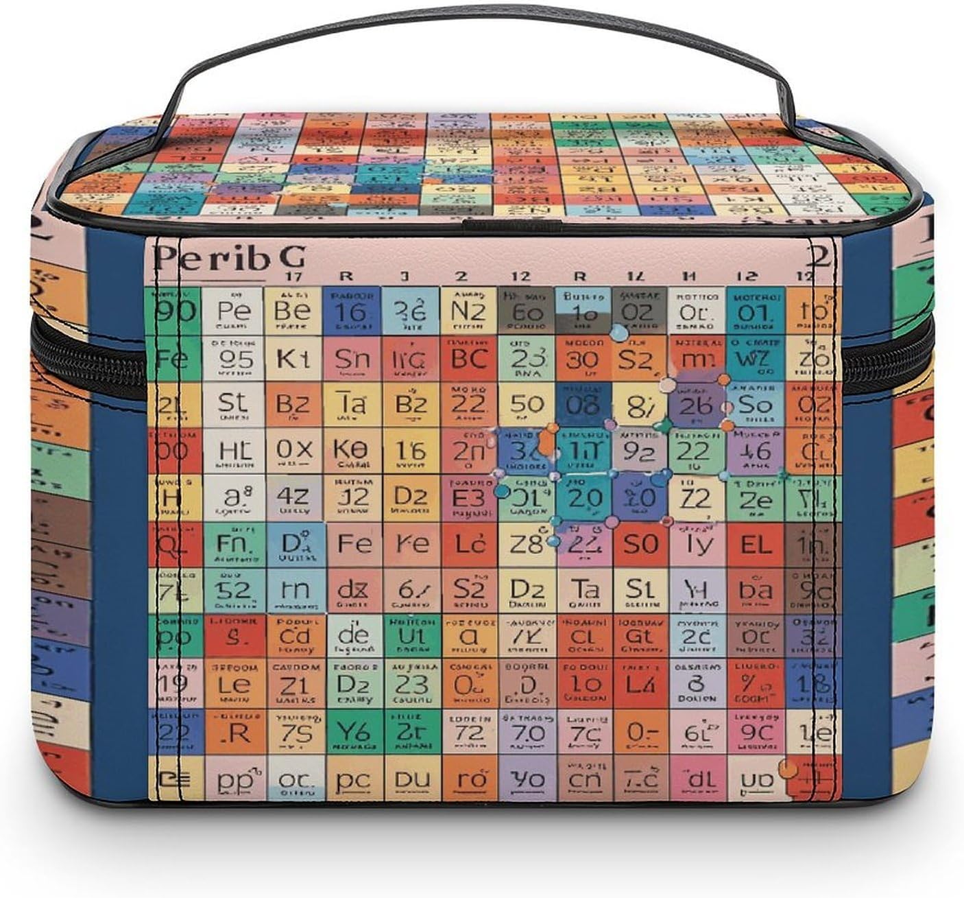 Periodic Table of Elements Travel Makeup Bag Cosmetic Bag Toiletry Bags image 3