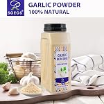 Soeos Pure Ground Garlic Powder, 22 oz (624 g), 100% Natural, Great for Cooking, Baking, Seasoning & Marinades.