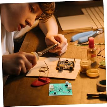 Motion Sensor Circuit Board Module for Night Light Sensing Output Electronic Circuit for Science Experiments Includes Cap