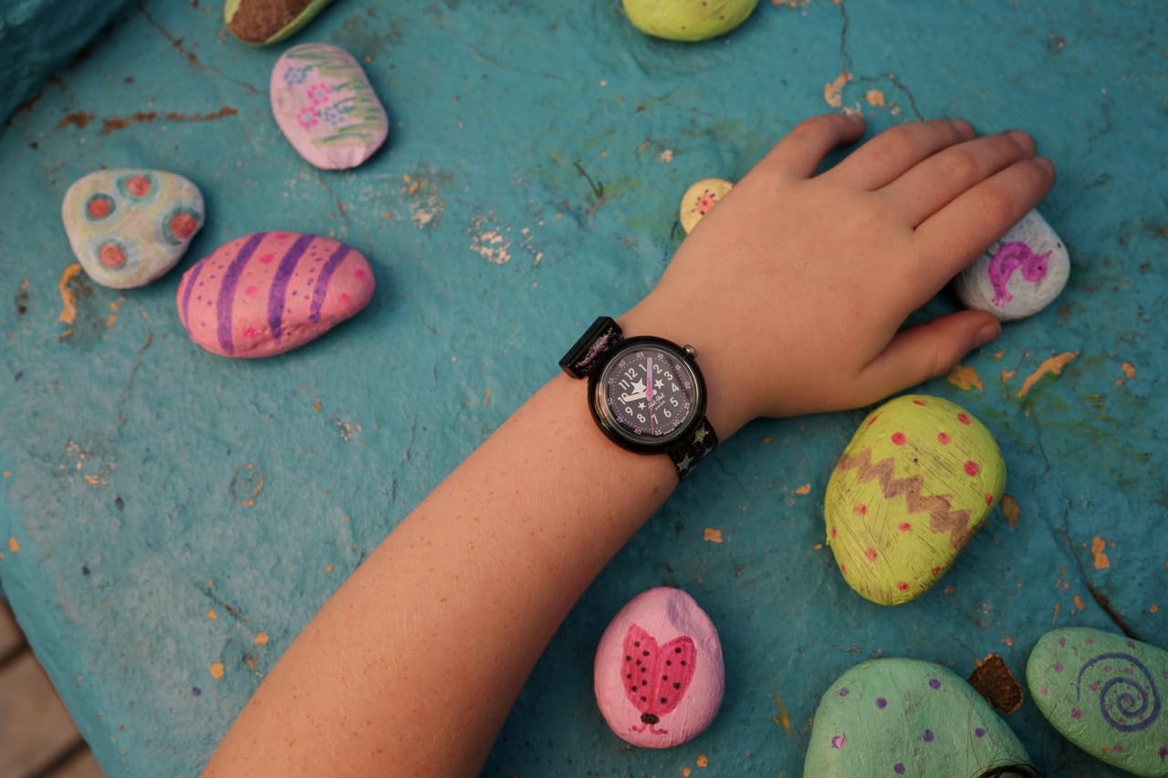 Flik Flak Unisex Watch Casual Purple Bio-sourced Quartz Purple Prism