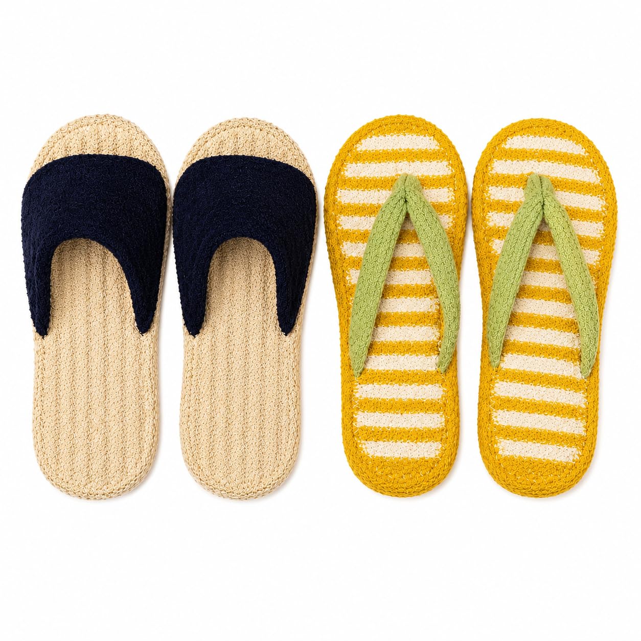 osric colourful cotton chappal for womens Pair of 2 (YCh1 bslip1)-picture-24
