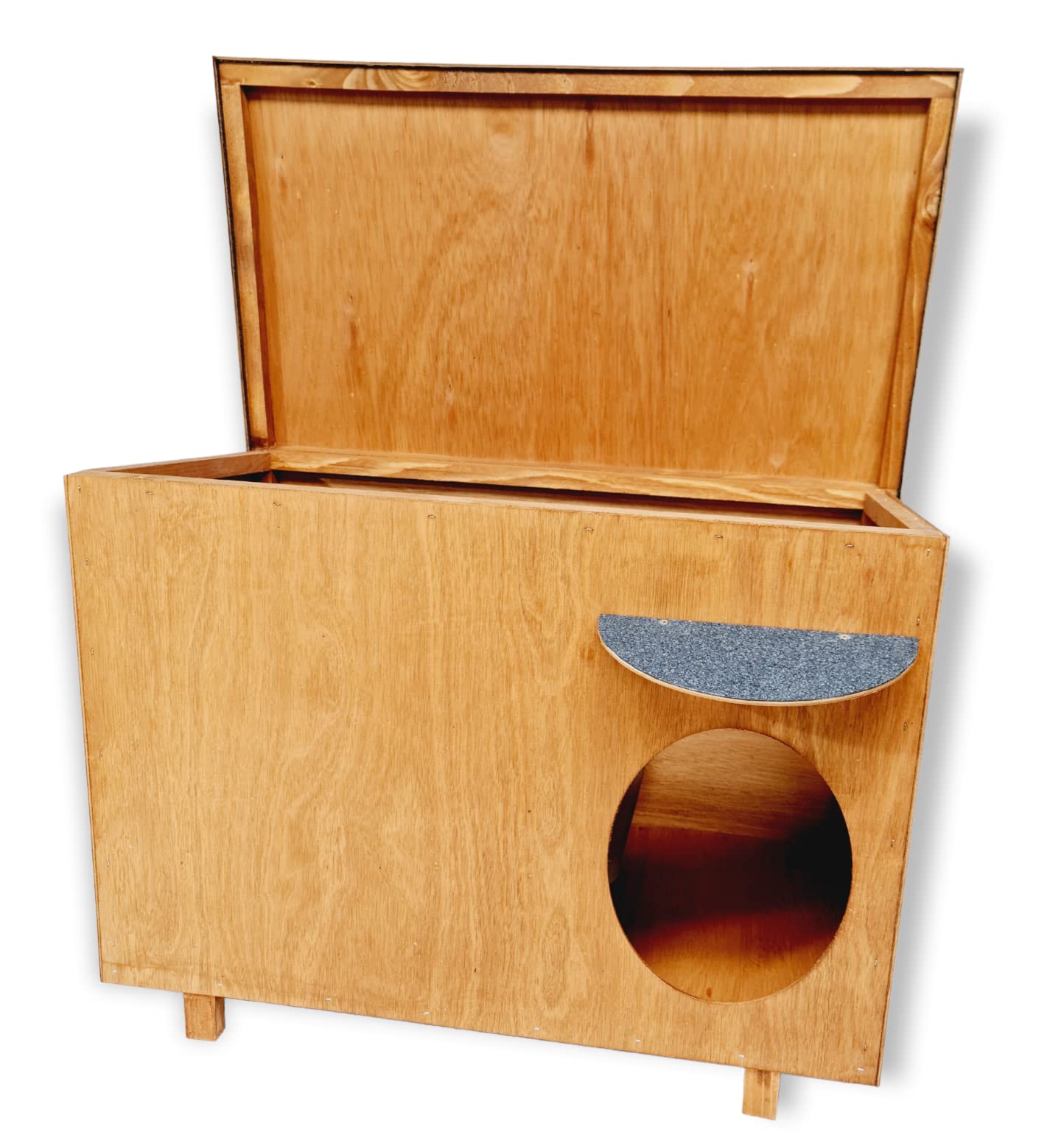 Cat Litter House For Outdoor Use With Tray