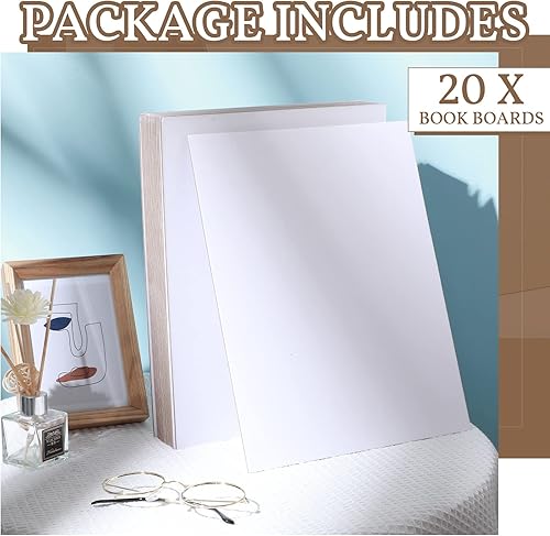 Miniatura 3 de 20 tableros de libros, tableros de aglomerado de diseño de papel kraft de alta resistencia, suministros de encuadernación para encuadernación de