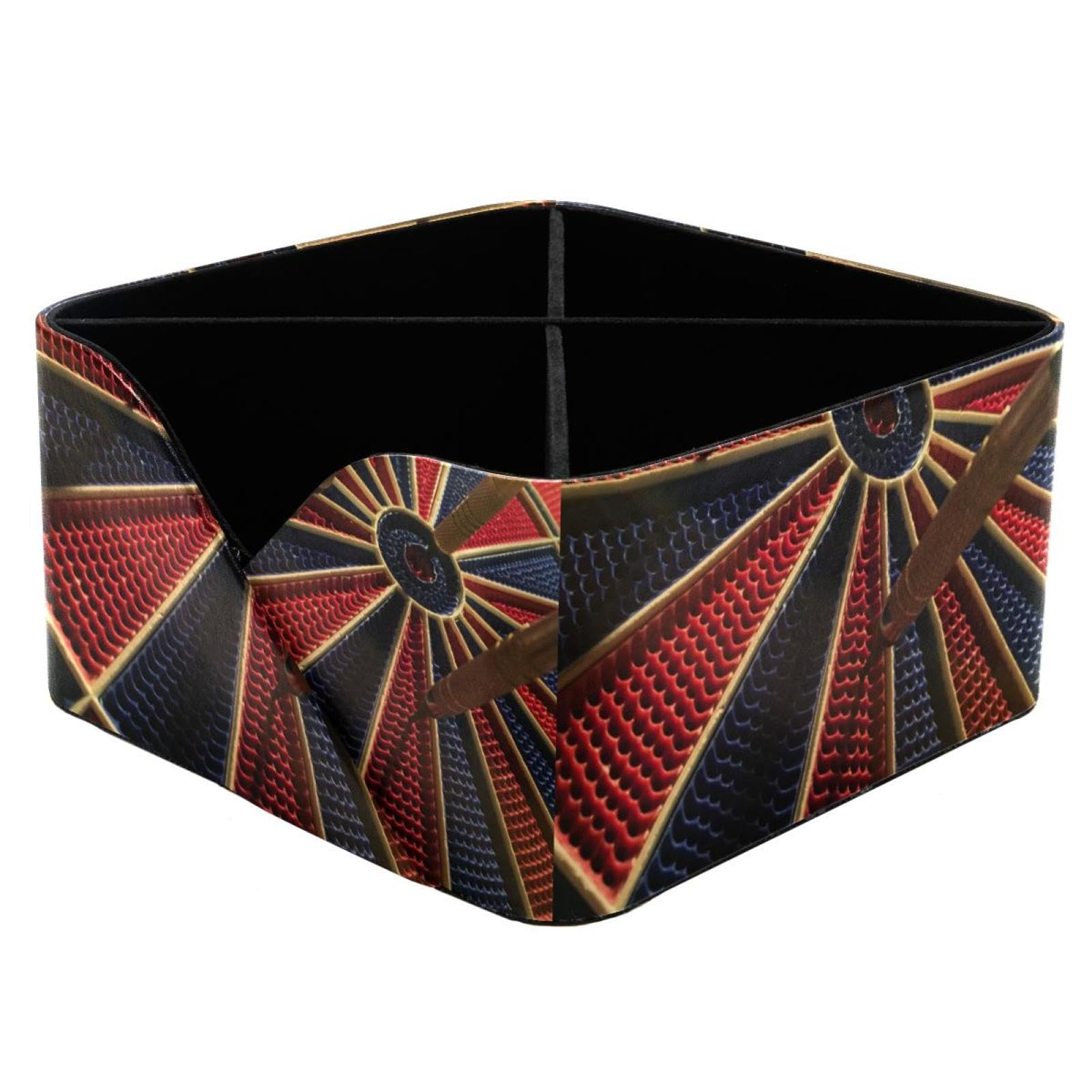 Pot de rangement pour bureau cible de fléchettes à 4 compartiments de tri