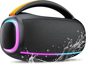 Ajblg cassa Bluetooth 80W IPX7 per feste e uso all’aperto