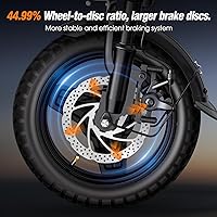 Vista 3 de Electric Bike for Adults and Teens, 14" Folding E Bikes, 650W Peak Motor, 48V 499Wh/768Wh Removable Battery, 28-50 Miles PAS Range, 20MPH Electric