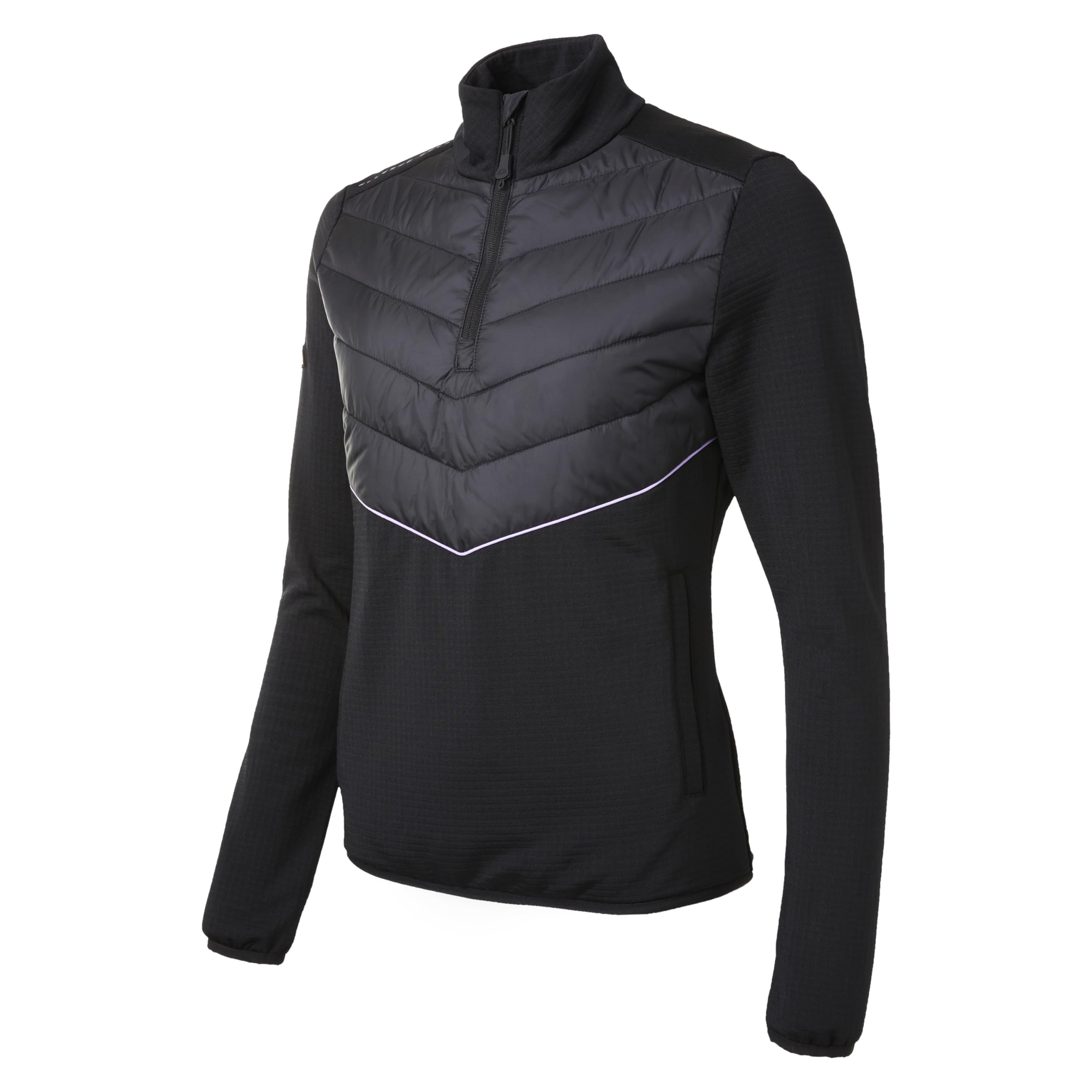ELLESSE CAROVILI 1/2 Zip TOP Black