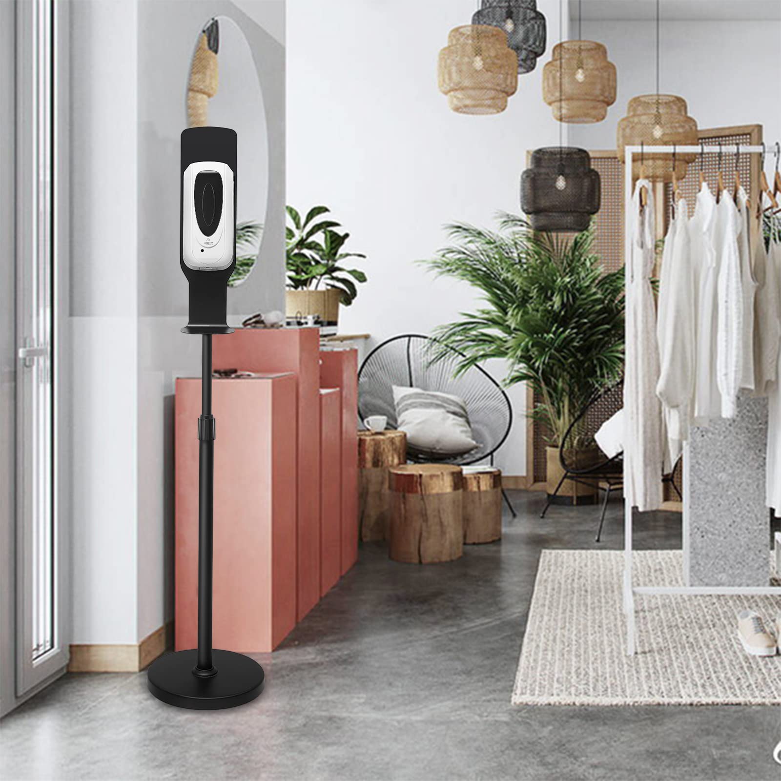 Buy HUKOER Touchless Automatic Hand Sanitizer Dispenser Stand,Portable