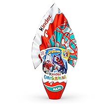 Kinder GranSorpresa Maxi Spider-Man, Uovo di Pasqua Kinder 2026 di Finissimo Cioccolato al Latte con Sorpresa Marvel Spider-Man, 220 g