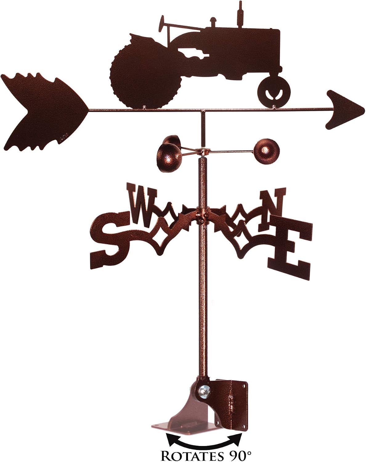 SWEN Products Tractor Farmall International Weathervane (Adjustable Mount Included)