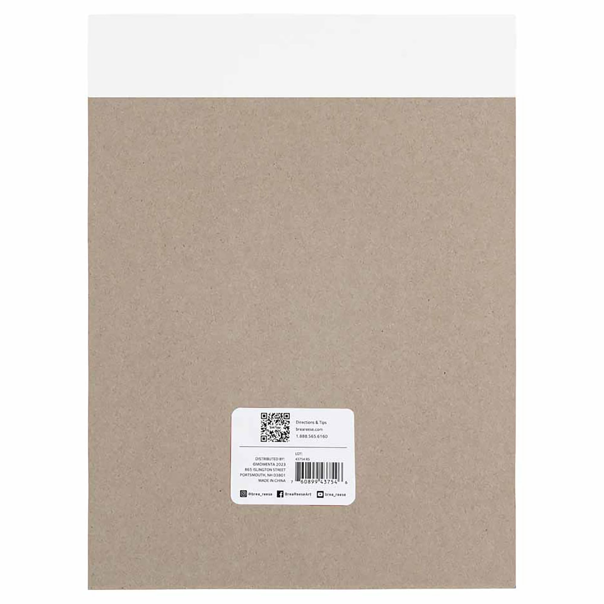 Brea Reese: Watercolor Paper Pad 50 Sheets - 11x15-105lb, Acid-Free, Durable & Glue-Bound, Perfect for Watercolor Painting, Adult Art Supplies