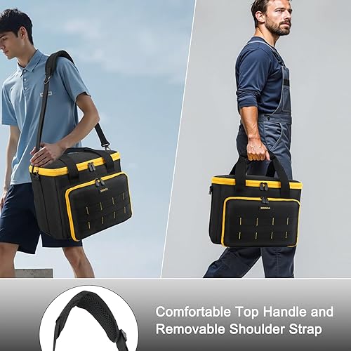 Miniatura 6 de Bolsa de herramientas compatible con sierra circular DEWALT 20V MAX DCS391B/DCS565B, Milwaukee M18 2630-20, Makita XSS02Z - Estuche de