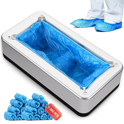 Automatic Shoe Cover Dispenser Machine with 200 Covers - Keep