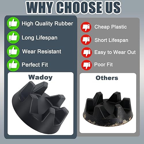 Miniatura 5 de 9704230 Acoplador de licuadora con kit de llave inglesa, piezas de repuesto compatibles con el controlador KitchenAid KSB5WH KSB5 KSB3