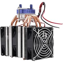 DC12V Thermoelectric Cooler Peltier System Semiconductor Refrigeration Water Chiller Cooling Device for Fish 180W for 10-30L Fish Tank