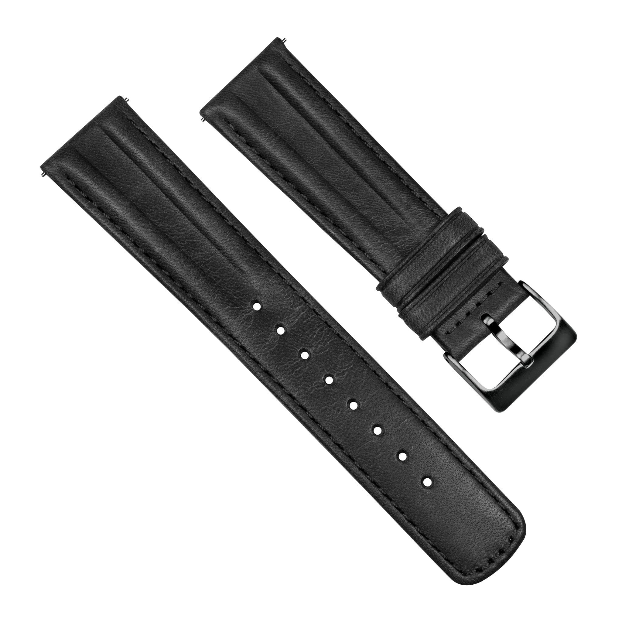 Barton Racing &amp; Rally Horween Leather Straps with Integrated Quick Release Spring Bars - Watch Bands