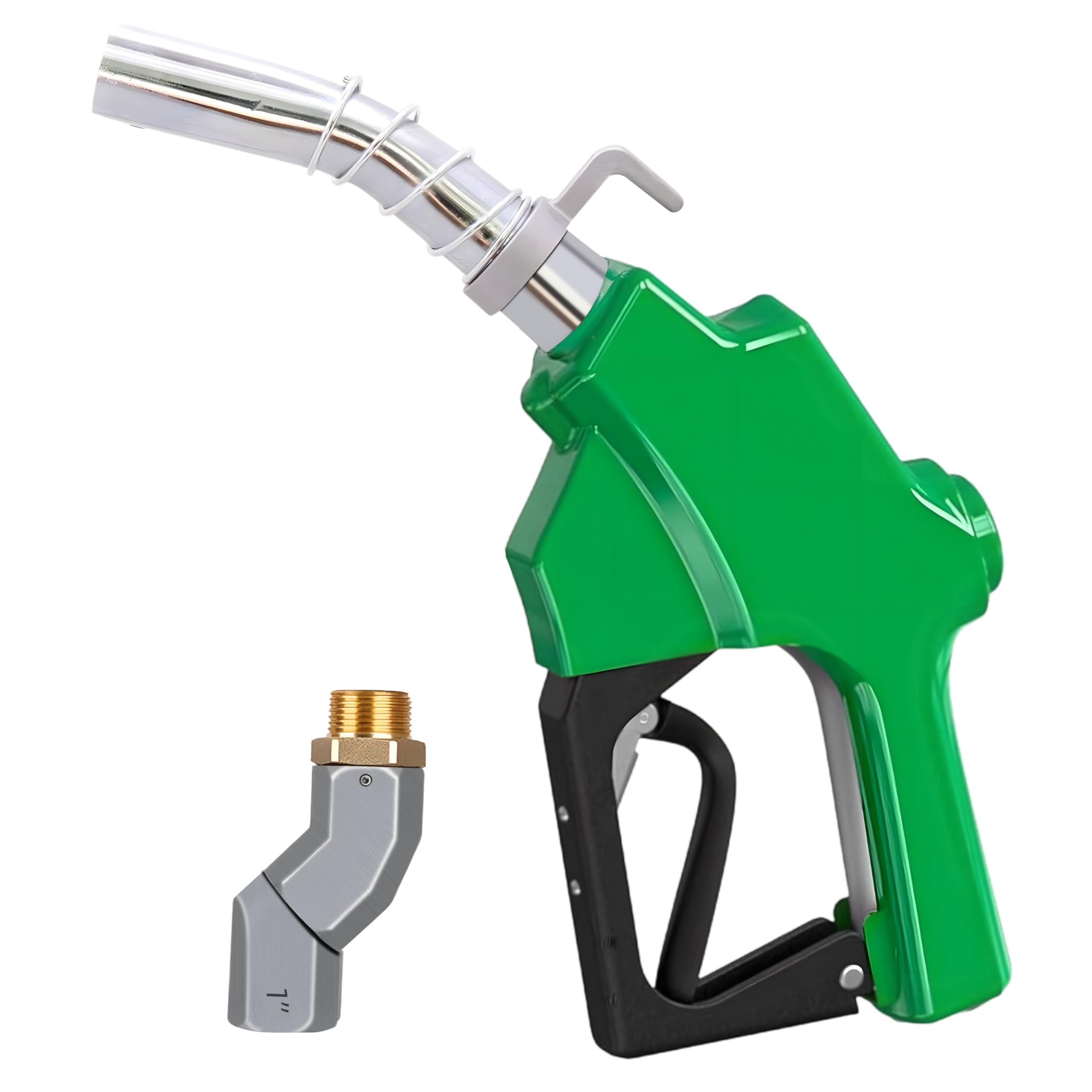 Photo 1 of 1'' NPT Automatic Diesel Fuel Nozzle with Fuel Hose 360 degree Swivel &Hook