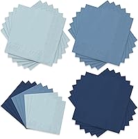 Vista 13 de Whaline Paquete de 150 Servilletas Marrones de 6.5 x 6.5 Pulgadas, Servilletas de Papel Desechables de 3 Colores con Tema Marrón de Otoño