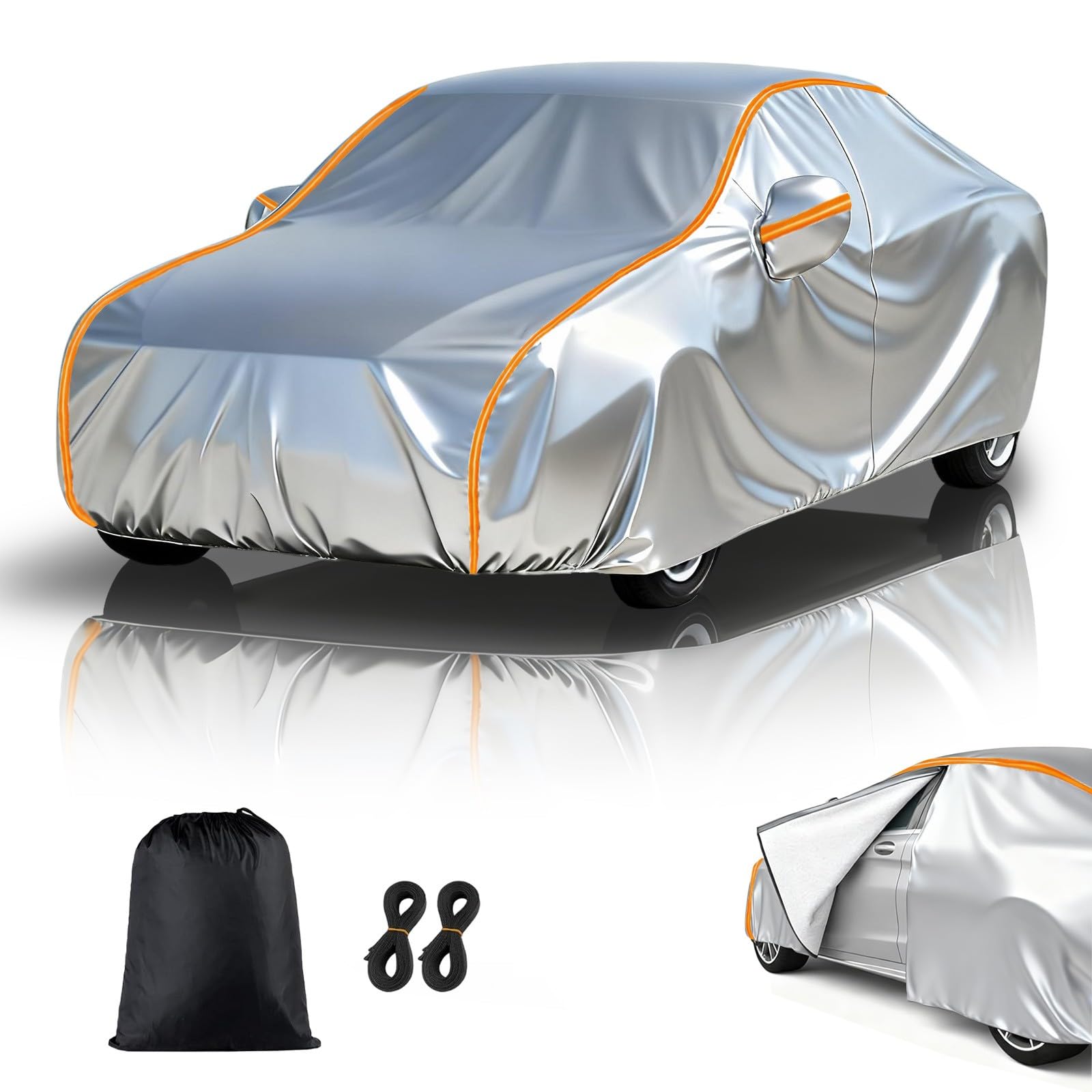 Bache voiture exterieur Fiat Argo protection pluie neige soleil - 8