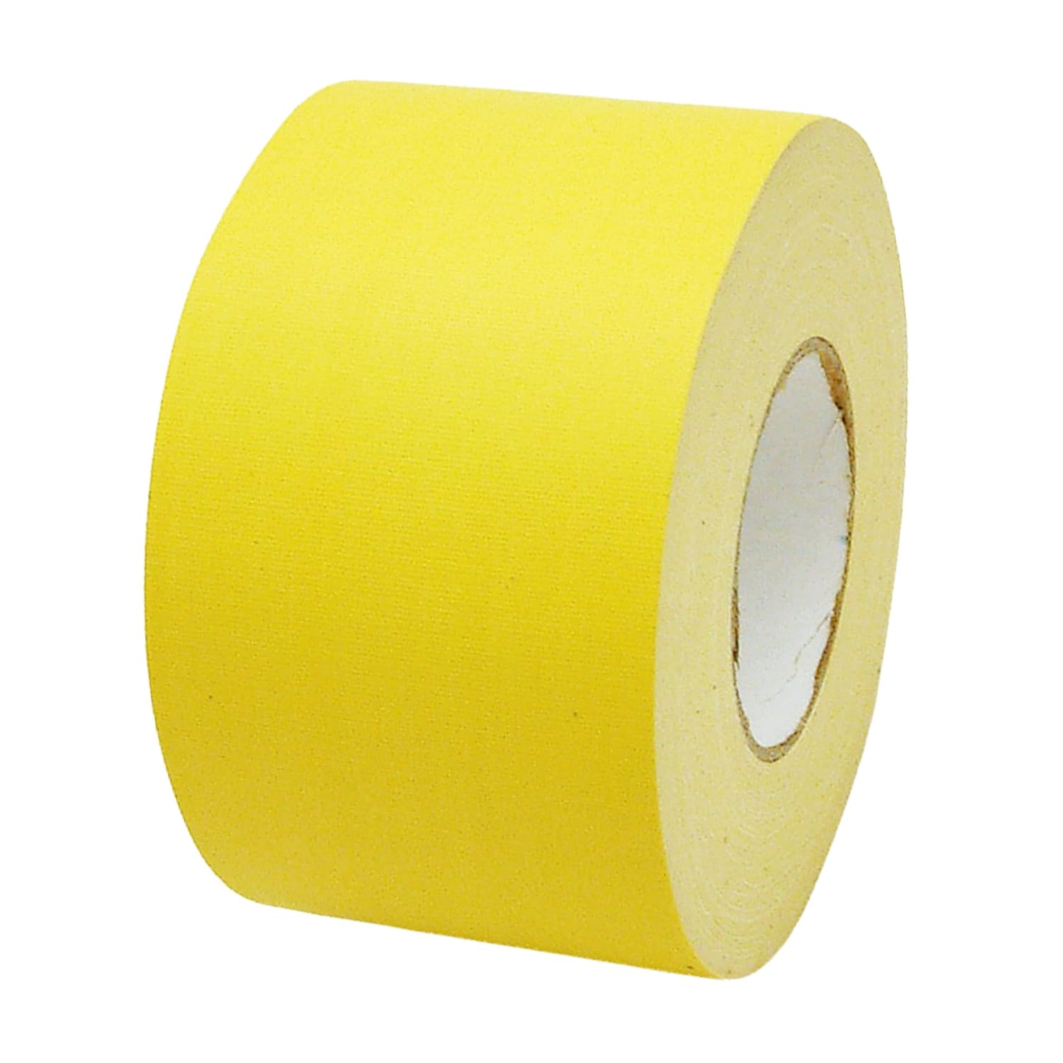 J.V. Converting JVCC Low Gloss Gaffer-Style Duct Tape (J90), 4 in. (96mm Actual) x 60 yds. (Yellow)