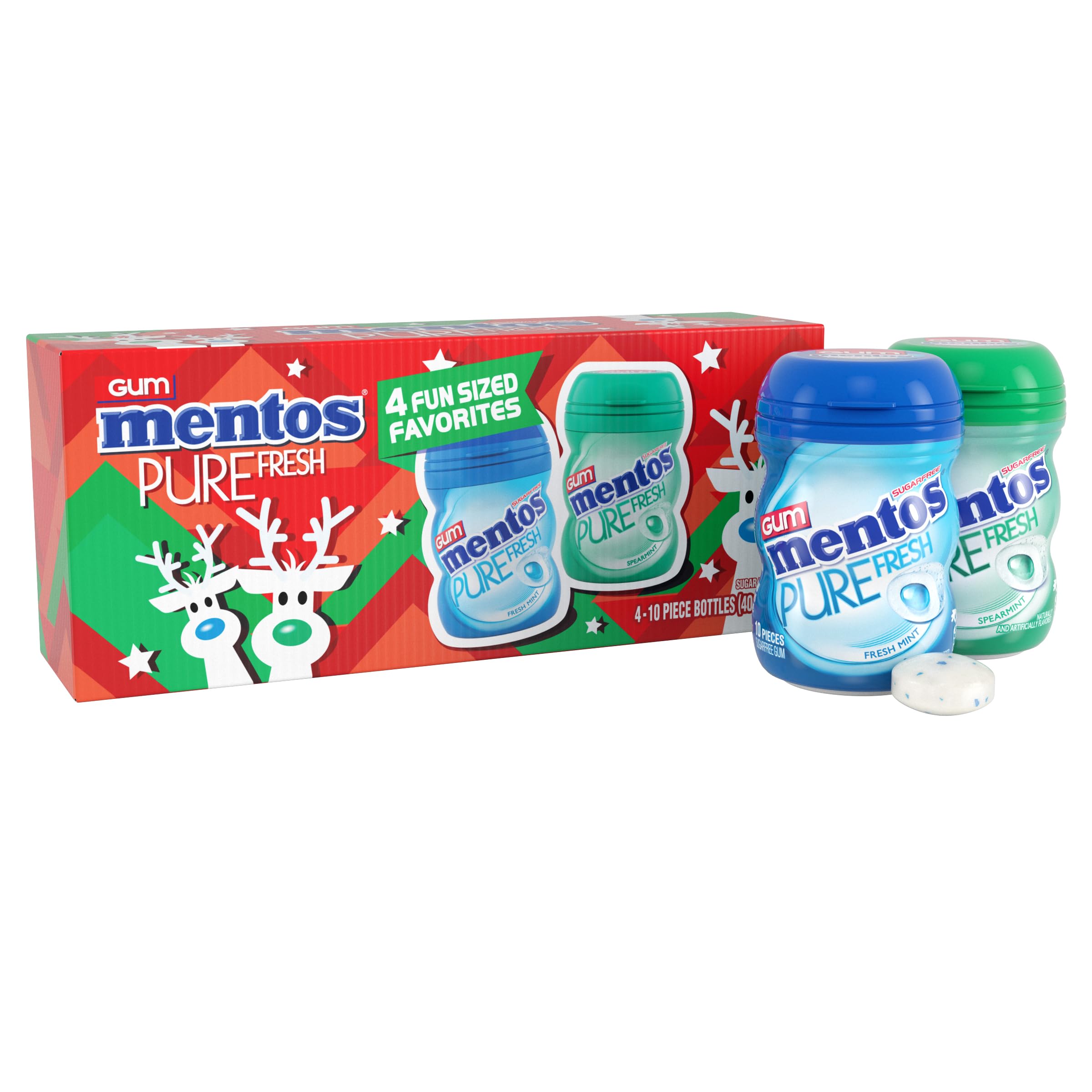 Amazon.com : Mentos Holiday Multipack Sugar-Free Chewing Gum