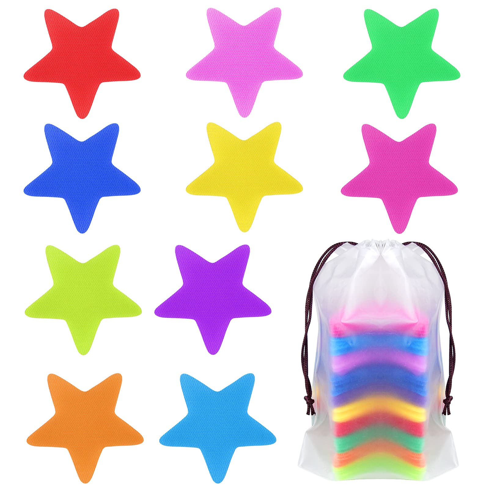 ELECLAND 60 Pcs Spot Markers Stars Floor Spot Dots Carpet Dots Carpet Markers for Preschool Kindergarten Classroom