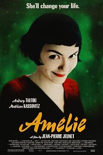 Amélie Movie Poster Reprint - Romantic Comedy Drama Film Wall Art Movie Home Decor Print (11x17 Inches)